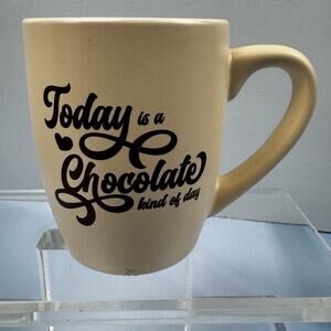 Hersheys Galerie Mug Chocolate Cocoa Coffee Cup Today is a Chocolate kind of day